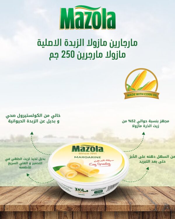مارجارين مازولا 250 جم