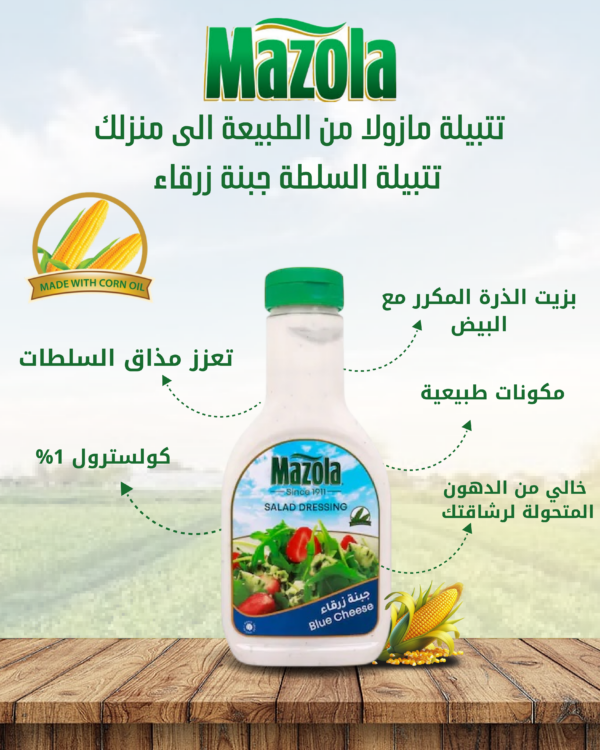 مازولا_تتبيلة_سلطة_جبنة_زرقاء